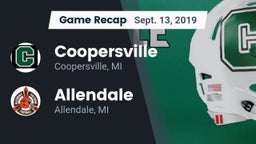 Recap: Coopersville  vs. Allendale  2019