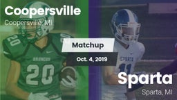 Matchup: Coopersville High vs. Sparta  2019