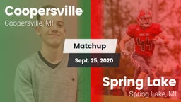 Matchup: Coopersville High vs. Spring Lake  2020
