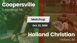 Matchup: Coopersville High vs. Holland Christian 2020