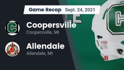 Recap: Coopersville  vs. Allendale  2021