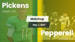 Matchup: Pickens  vs. Pepperell  2017
