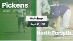 Matchup: Pickens  vs. North Forsyth  2017