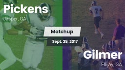 Matchup: Pickens  vs. Gilmer  2017