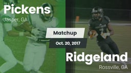 Matchup: Pickens  vs. Ridgeland  2017