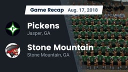Recap: Pickens  vs. Stone Mountain   2018