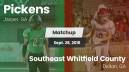 Matchup: Pickens  vs. Southeast Whitfield County 2018