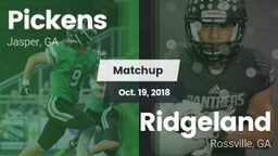 Matchup: Pickens  vs. Ridgeland  2018