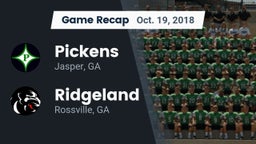 Recap: Pickens  vs. Ridgeland  2018