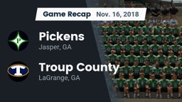 Recap: Pickens  vs. Troup County  2018