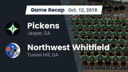 Recap: Pickens  vs. Northwest Whitfield  2018