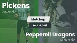 Matchup: Pickens  vs. Pepperell Dragons 2019