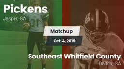 Matchup: Pickens  vs. Southeast Whitfield County 2019