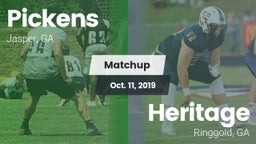 Matchup: Pickens  vs. Heritage  2019