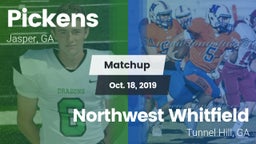 Matchup: Pickens  vs. Northwest Whitfield  2019
