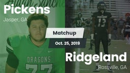 Matchup: Pickens  vs. Ridgeland  2019