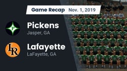 Recap: Pickens  vs. Lafayette  2019
