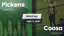 Matchup: Pickens  vs. Coosa  2020