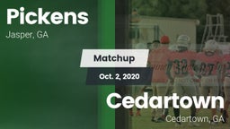Matchup: Pickens  vs. Cedartown  2020
