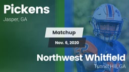 Matchup: Pickens  vs. Northwest Whitfield  2020