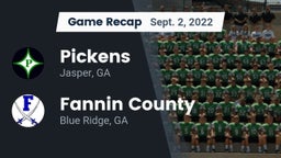 Recap: Pickens  vs. Fannin County  2022