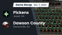 Recap: Pickens  vs. Dawson County  2022