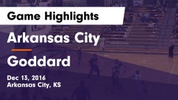 Arkansas City  vs Goddard  Game Highlights - Dec 13, 2016