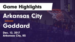 Arkansas City  vs Goddard  Game Highlights - Dec. 12, 2017