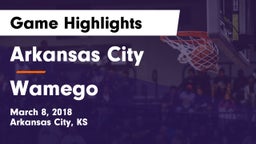Arkansas City  vs Wamego Game Highlights - March 8, 2018