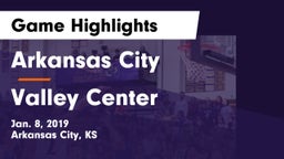 Arkansas City  vs Valley Center  Game Highlights - Jan. 8, 2019