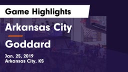 Arkansas City  vs Goddard  Game Highlights - Jan. 25, 2019