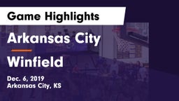 Arkansas City  vs Winfield  Game Highlights - Dec. 6, 2019