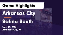 Arkansas City  vs Salina South  Game Highlights - Jan. 10, 2020