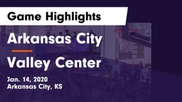 Arkansas City  vs Valley Center  Game Highlights - Jan. 14, 2020