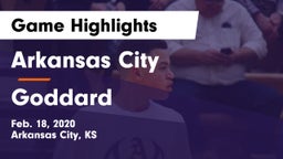 Arkansas City  vs Goddard  Game Highlights - Feb. 18, 2020