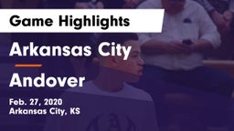Arkansas City  vs Andover  Game Highlights - Feb. 27, 2020