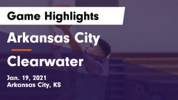 Arkansas City  vs Clearwater  Game Highlights - Jan. 19, 2021