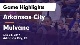 Arkansas City  vs Mulvane  Game Highlights - Jan 24, 2017