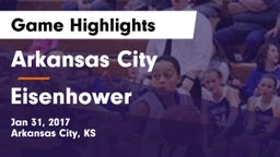 Arkansas City  vs Eisenhower  Game Highlights - Jan 31, 2017