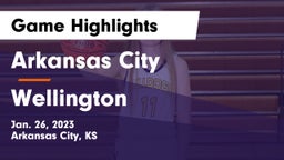 Arkansas City  vs Wellington  Game Highlights - Jan. 26, 2023