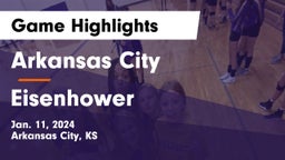 Arkansas City  vs Eisenhower  Game Highlights - Jan. 11, 2024