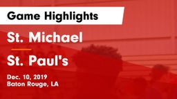 St. Michael  vs St. Paul's Game Highlights - Dec. 10, 2019