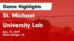 St. Michael  vs University Lab  Game Highlights - Dec. 21, 2019