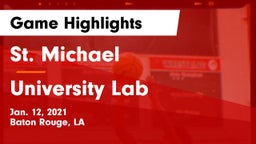 St. Michael  vs University Lab  Game Highlights - Jan. 12, 2021