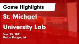 St. Michael  vs University Lab  Game Highlights - Jan. 23, 2021