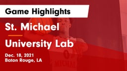 St. Michael  vs University Lab  Game Highlights - Dec. 18, 2021