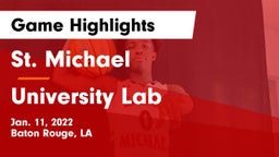 St. Michael  vs University Lab  Game Highlights - Jan. 11, 2022