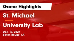 St. Michael  vs University Lab  Game Highlights - Dec. 17, 2022