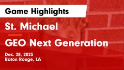 St. Michael  vs GEO Next Generation Game Highlights - Dec. 28, 2023