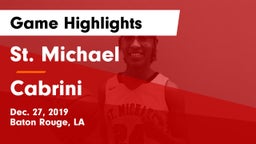St. Michael  vs Cabrini  Game Highlights - Dec. 27, 2019
